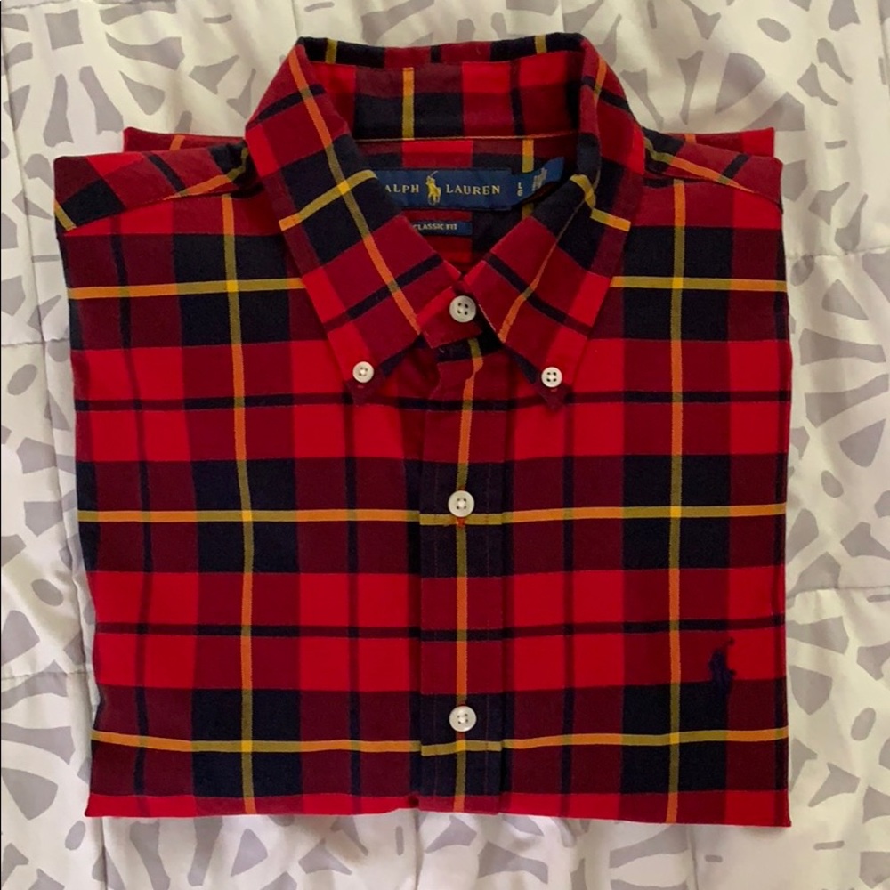 MEN’S RL LONG SLEEVE CLASSIC FIT BUTTONDOWN